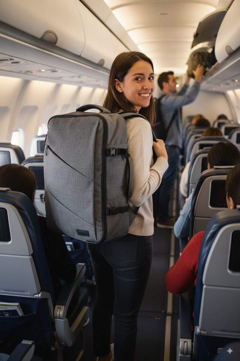 Mochila de viaje "LAX" 40 Litros carry-on 4 en 1